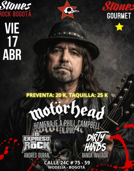 TRIBUTO A MOTORHEAD // HOMENAJE A PHILL CAMPBELL