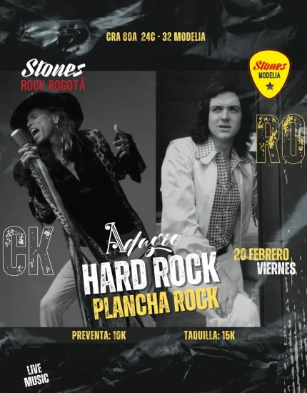 HARDROCK Y PLANCHA ROCK